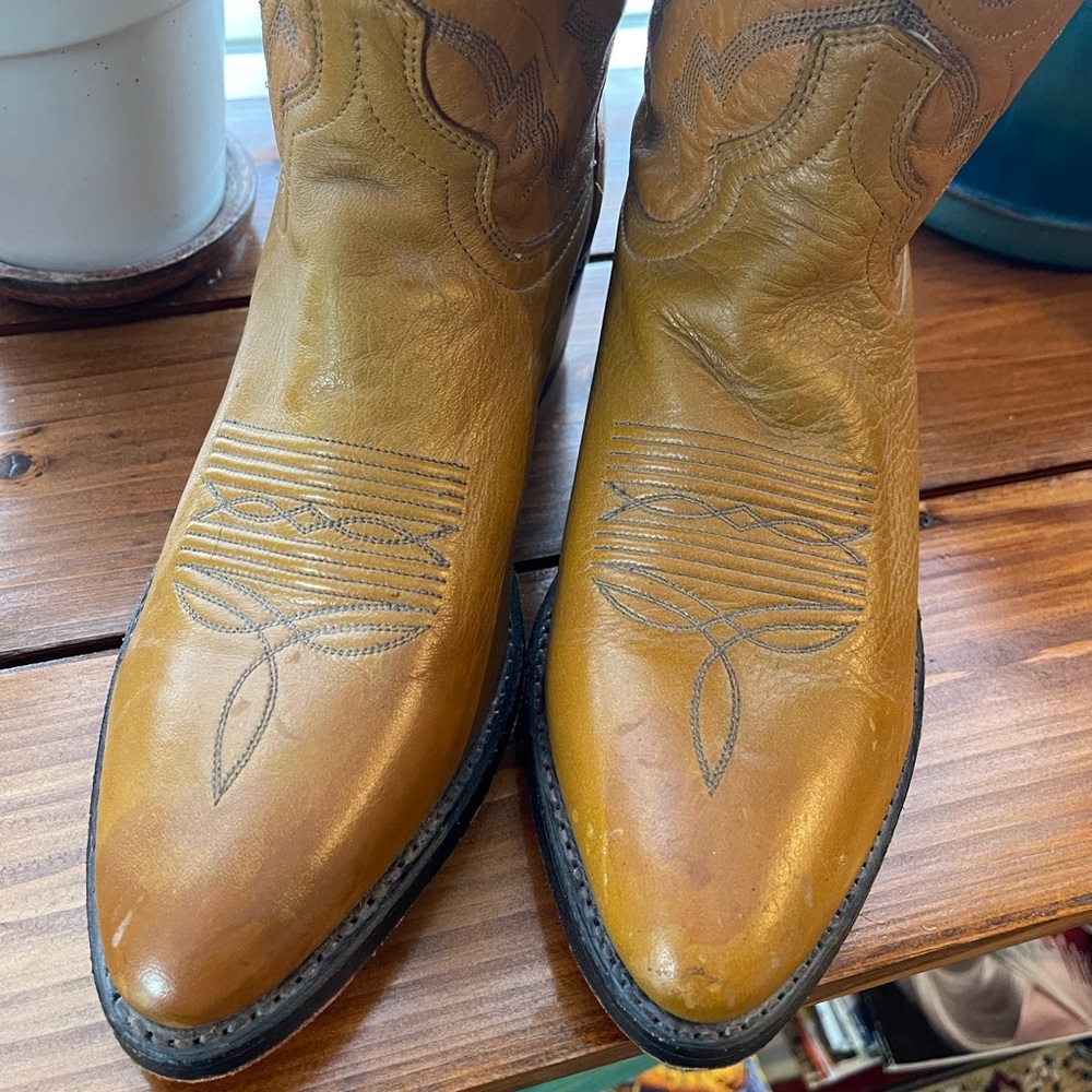 NWT Vintage Dan Post Leather Western Boots | 9.5 - Picture 6 of 14
